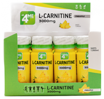 4Me Nutrition 4Me Nutrition L-Carnitine (12шт*60мл), 720 мл 